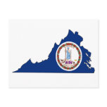 Virginia Flag Map