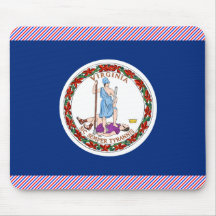 Virginia Flag Mouse Pads