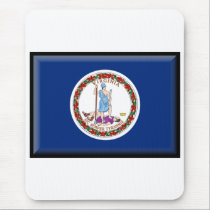 Virginia Flag mousepads