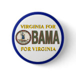 VIRGINIA FOR OBAMA Button