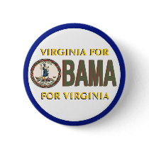 VIRGINIA FOR OBAMA Button
