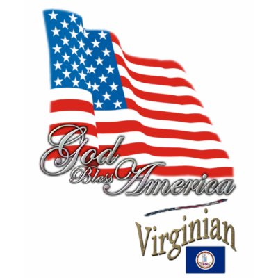 Virginia - God Bless America Shirt by GodBlessUSA