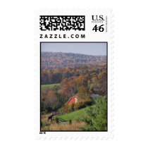 Virginia in the Fall postage
