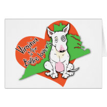 Virginia is for Bullie Lovers Greeting Card