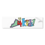 Virginia is for Kids!  bumper sticker