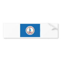 Virginia Official State Flag bumper stickers