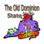Virginia Old Dominion State Hound Dogwood Cardinal t-shirts
