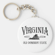 Virginia - Old Dominion State Keychain