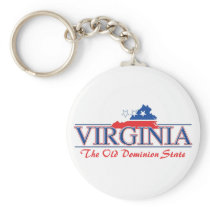 Virginia Patriotic Keychain