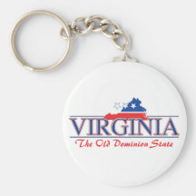 Virginia Patriotic Keychain