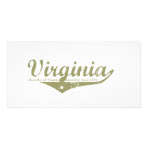 Virginia Revolution T-shirts Customized Photo Card