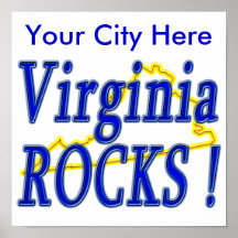 Virginia Rocks ! Poster