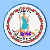 Virginia State Flag Magnet