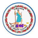 Virginia State Flag Magnet