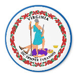 Virginia State Flag Magnet