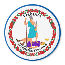 Virginia State Flag Magnet
