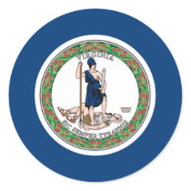 Virginia State Flag stickers