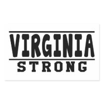 Virginia Strong Designs Rectangle Sticker