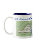 Virginia Symbols & Map mugs