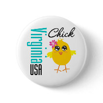Virginia USA Chick buttons