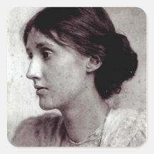 Virginia Woolf, 1902 Square Sticker