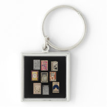Virginia Woolf Books Key Chain