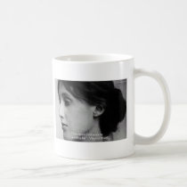 Virginia Woolf "Find Peace" Wisdom Quote Gifts mugs