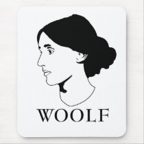 Virginia Woolf mousepads by words_plus_paper Virginia Woolf mousepads