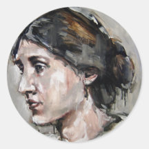 Virginia Woolf Sticker