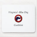 Virginia's Blue Dog Coalition Mouse Pad mousepads
