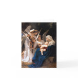 Virgin's cradle hymn greeting card