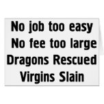 Virgins Slain Greeting Card