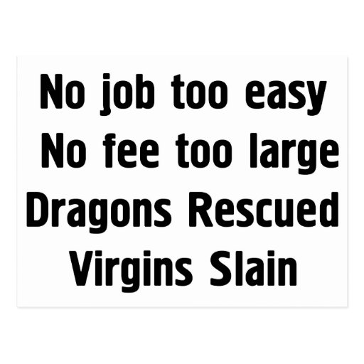 Virgins Slain Postcard