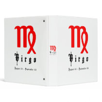 Virgo, August 23 - September 22 binders