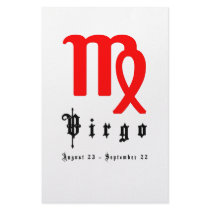 Virgo, August 23 - September 22 stationery