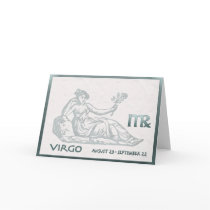 Virgo Birthday Card