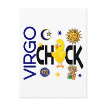 Virgo Chick 1 postcards