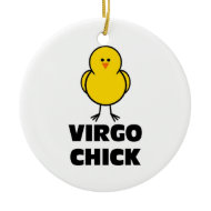 Virgo Chick ornament