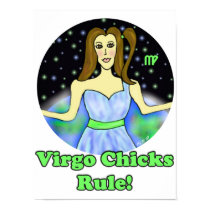 Virgo Chicks Rule! posters