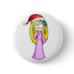 Virgo Christmas buttons