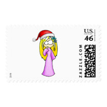 Virgo Christmas Postage Stamp