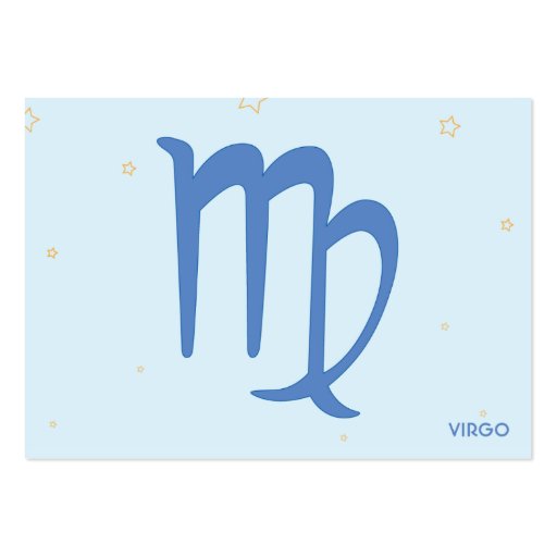 Virgo - Chubby Business Card Template (back side)