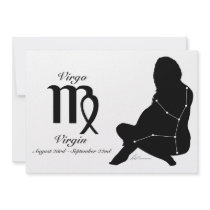 Virgo Constellation/Zodiac Invitation