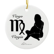 Virgo Constellation/Zodiac Ornament ornament