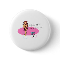 Virgo (Dates) Pinback Buttons