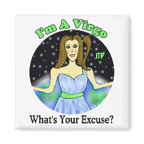 Virgo Excuse Magnet