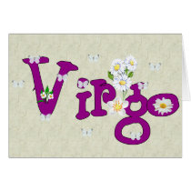 Virgo Flowers cards
