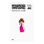 Virgo (Girl) Postage Stamp