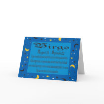 Virgo Greeting card