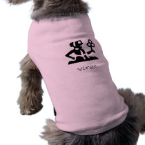 Virgo in black pet clothing